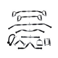 Équipement de fitness multifonctionnel Poignée en acier pour triceps Poignée en forme de V Barre de traction Lat Power Rack Accessoires pour squat
