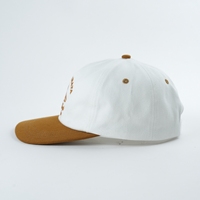 Gorra Bordada Sin Estructura, Visera Plana, Gorra de Alta Calidad de 5 Paneles, Gorra Personalizada con Cierre a Presión