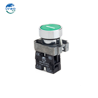 Interruptor de botón pulsador momentáneo LVBO Factory XB2 LA38 IP53 impermeable con reinicio automático y luz de posición, botones de arranque