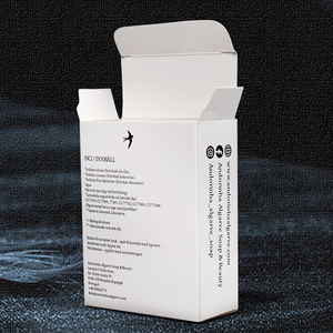 Boîtes à savon en papier de carte blanche de stratification brillante de conception imprimée personnalisée, boîte d'emballage de savon - Product Image 5