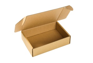 Scatola Pieghevole Personalizzata in Cartone Ondulato Kraft per Spedizioni Express di Abbigliamento e Intimo - Product Image 4
