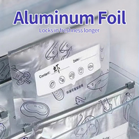 Sacs de Congélation Ziplock Fraîcheur Étiquette Intelligente pour Snacks Viandes Pochette en Aluminium Unique Sac Ziplock Congelé pour Emballage Alimentaire