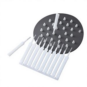 Brosse de nettoyage multifonctionnelle écologique pour pomme de douche et téléphone portable – Nettoyant anti-poussière pour trous minuscules et obstructions, taille 6 cm - Product Image 1