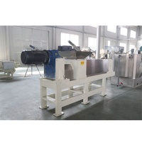 RVS hydraulische schroefpers voor appels, peren, gember, druiven, fruit, sap, spinazie, cassave; sapcentrifuge en ontwateringsmachine