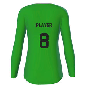 レディースオールオーバープリントバレーボールジャージ昇華長袖バレーボールウェア - Product Image 6