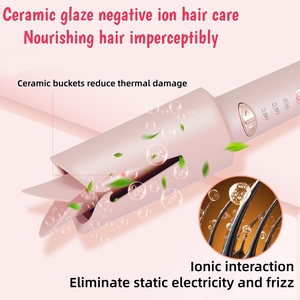 Nuovo <span class=keywords><strong>Design</strong></span> Arricciacapelli Portatile Ricaricabile Senza Fili per Viaggi, Alimentazione Elettrica - per Uso Domestico e in Hotel per Donne - Product Image 5