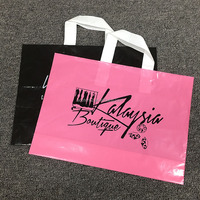 Sacs de Magasinage en Plastique Personnalisés avec Logo, Sacs de Magasinage en Plastique Imprimés avec Poignée