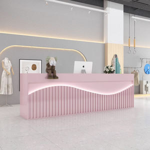 Mostrador de recepción moderno Mostrador de pago de salón de belleza mostrador de recepción Mostrador de <span class=keywords><strong>spa</strong></span> personalizado <span class=keywords><strong>para</strong></span> Bar de <span class=keywords><strong>spa</strong></span> - Product Image 1