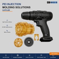 Moulage par injection PEI de précision pour pièces d'outils électriques avec options de matériaux et de finitions