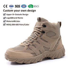 Chaussures de sécurité industrielles pour hommes, tailles et couleurs variées, faible MOQ, petite commande d'essai, stock disponible, expédition rapide - Product Image 1