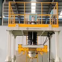 Mesin Pengemas Granular Ton Bag 500-2000kg Kontrol PLC Penimbangan Presisi Tinggi untuk Pupuk, Biomassa, Pasir Kuarsa