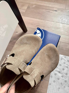 Mocasín de piel de oveja Birkenstocks Birken para zapatillas con suelas de corcho y <span class=keywords><strong>goma</strong></span>/<span class=keywords><strong>Eva</strong></span> Cierre superior de cuero de vaca - Product Image 4