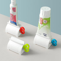 Presse-dentifrice manuel ABS multifonctionnel à clipser, support non pliable pour salle de bain domestique