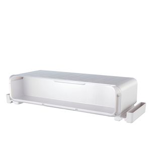Support d'écran ergonomique avec éclairage LED, tiroir de rangement, boîte pour figurines, organisateur de bureau pour étudiants et professionnels, vente en gros OEM - Product Image 6