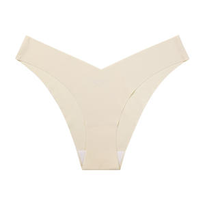 Sous-vêtements de yoga pour femmes en soie glacée, taille basse, string, respirant - Product Image 2