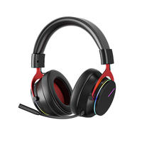 Casque de jeu sans fil AOLION 5.8G pour PS5 PC, réduction de bruit ANC, étanche IPX6, faible latence, micro, noir, accessoires pour casque