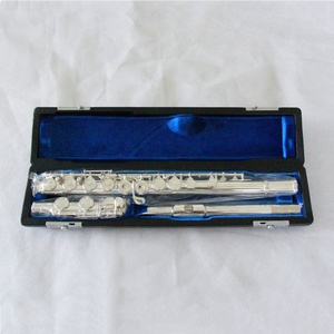 <span class=keywords><strong>Flauta</strong></span> transversal de alta gama al por mayor flautas escolares plateadas <span class=keywords><strong>flauta</strong></span> de 16 agujeros cerrados - Product Image 5