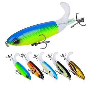 New arrival 13.5g 16.5g 32.5g Bass Fishing whopper plopper lure Floating topwater pencil Lures Bait with best price