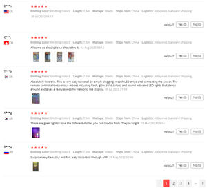 Luces LED Flexibles Inteligentes de Colores de Ensueño, Luces de Fuegos Artificiales para Navidad, Fiestas, Bares, Tira de Luces LED para Fiestas - Product Image 4