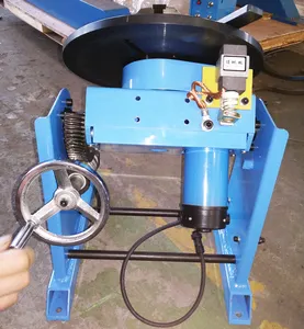 Industrial Rotary Welding Positioner Welding Rotary Positioner Durable 30kg Mini Welding Positioner Trough Hole Rotary Table