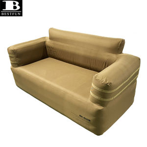 Sofá Inflable Automático de Lujo con Bomba Integrada, Sofá de Dos Plazas Portátil para el Hogar, Campamentos al Aire Libre, Jardín y Viajes - Product Image 1