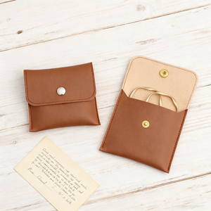 Sacs cadeaux en cuir PU personnalisés avec logo, pochettes d'emballage pour bijoux de luxe, vente en gros - Product Image 1