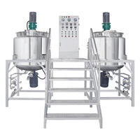 Mélangeur 500L pour la fabrication de shampoing, homogénéisateur de détergent liquide, cuve de mélange, mélangeur de liquides de lavage
