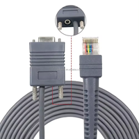 Cable DE DATOS USB RS232 a RJ45 con chaqueta de PVC para uso de PC/impresora con escáner de código de barras Zebra/Symbol/Motorola
