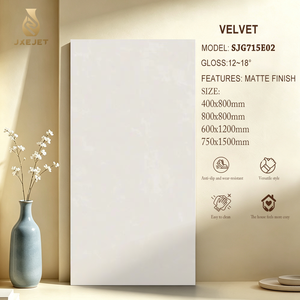 กระเบื้องปูพื้นห้องนั่งเล่นลายไม้เนื้อเรียบ ขนาด 750*1500 มม. สำหรับตกแต่งบ้านสมัยใหม่ จากโรงงานผลิตในเมืองฝอซาน - Product Image 3