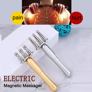 Trending Electric Auto Masajeador magnético Acupresión Drenaje de ácido linfático Magnetoterapia GUASHA Pluma de masaje Tenedor - Product Image 5