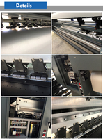 Impresora Eco Solvent I3200 DX5 XP600 Impresora de inyección de tinta 1,6 M 1,8 m 3,2 M China Plotter Póster de gran formato Lona Envoltura de vinilo