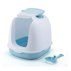 Geschlossene Haustier Toilette Großhandel Kunststoff Katze Sand Box Verhindern Sie Spritzer und Geruch Katze Katzen toilette - Product Image 2