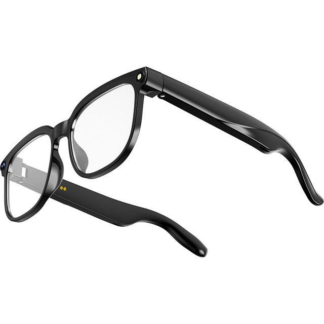 AI Smart Glasses Dual Camera 1080P 800W Pixel for Wireless Display IP65 Waterproof Real-time Translation