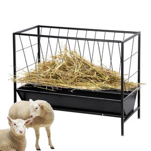 Personalize o alimentador pesado do gado com o telhado alimentador galvanizado da cabra do aço para bezerros carneiros cavalos Alpacas - Product Image 5