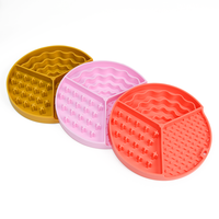 Tapis de léchage en silicone pour chat et chien avec ventouses, tapis de léchage pour animaux de compagnie, non toxique, sans BPA, respectueux de l'environnement, tapis de nourrissage lent
