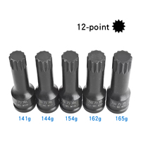 Douille professionnelle à 12 points de 1/2 pouce 78 mm pour fixations automobiles et industrielles M11 à M15