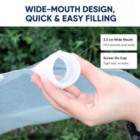 Sac à eau pliable de grande capacité, de qualité alimentaire, anti-fuite, réutilisable, pour le camping, approvisionnement en gros