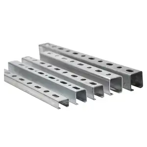 Cable Tray Strut Channel Pre Galvanized Zinc Light Duty Perforated Cable Tray Manufacture High Quality Customized