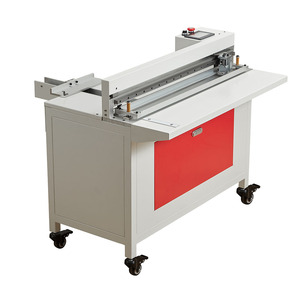 MSKC-800 Semi Automatic <strong>Electrical</strong> Cardboard V <strong>Grooving</strong> <strong>Machine</strong> With Corner Cutting And Auto Sizing Function - Product Image 1