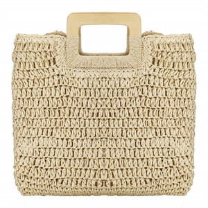 Borse a Rete Da Donna Di Lusso Borsa in Cestino Vimini Per Picnic Tote <strong>Pelosa</strong> Telefono Rattan Paglia Hawaii Spiaggia Soleggiata - Product Image 2