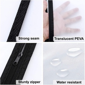 Vente en gros bon marché de sac de costume pour robe de mariée sac de robe de mariée sac de rangement avec impression de logo personnalisée - Product Image 4