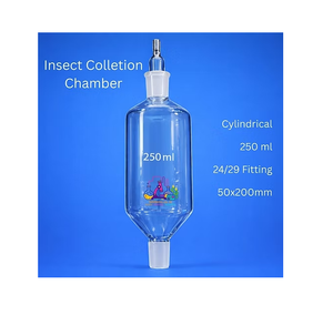 Chambre de collecte d'insectes cylindrique premium 250 ml – Contenant transparent pour la capture d'échantillons pour la recherche en laboratoire et sur le terrain - Product Image 3