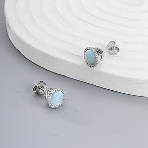 Gli eleganti <span class=keywords><strong>orecchini</strong></span> in <span class=keywords><strong>opale</strong></span> in argento Sterling 925 <span class=keywords><strong>con</strong></span> colori audaci giocano per un aspetto straordinario e alla moda - Product Image 2