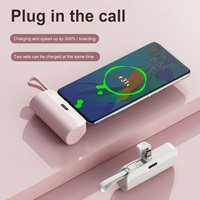 Cadeau de Noël 2024, 9Mini Power Bank, chargeur portable rapide et mignon en forme de capsule, 4000 mA avec certification KC