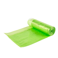 Sac poubelle en plastique PE jetable, multi-couleurs, personnalisé, anti-fuite, pour usage domestique, portable, avec cordon de serrage et design sur mesure