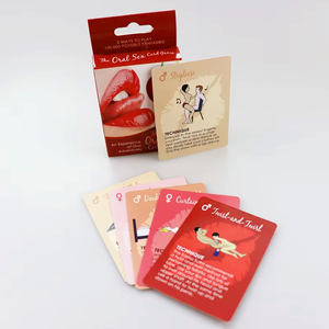 Jeu de cartes de fête pour adultes NSFW personnalisé pour la famille avec impression de contenu mature Emballage durable écologique et boîte à plis personnalisée - Product Image 1