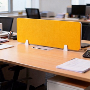 Akustische Polyester-Stoffplatten Bunte Filz-PET-Akustikpaneele PET-Akustik-Trennwände für Stehpulte - Product Image 2