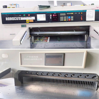 Máquina Automática de Corte de Papel 920/1300 con Sistema de Control por Computadora y Sistema Servo, Condición: Nuevo