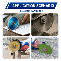 Precio de fábrica: Nueva hoja de sierra de diamante industrial para amoladora, Lámina diamantada para sierra circular, Hojas de sierra de corte de diamante de 40 mm