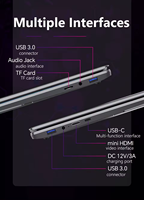 Laptop pelajar, komputer layar sentuh ganda N95 Win 11 Notebook PC 15.6 "+ 7" layar ganda Laptop bisnis